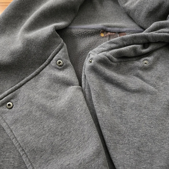 Plus size Zella Amazing Cozy Wrap Jacket in Grey Charcoal size 3X - Picture 10 of 13